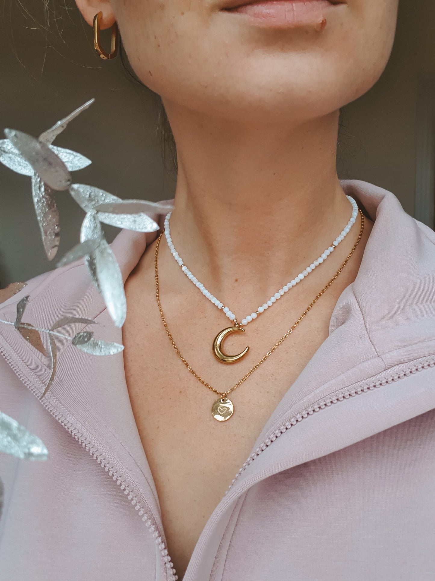 Chocker style Necklace Luna š«š