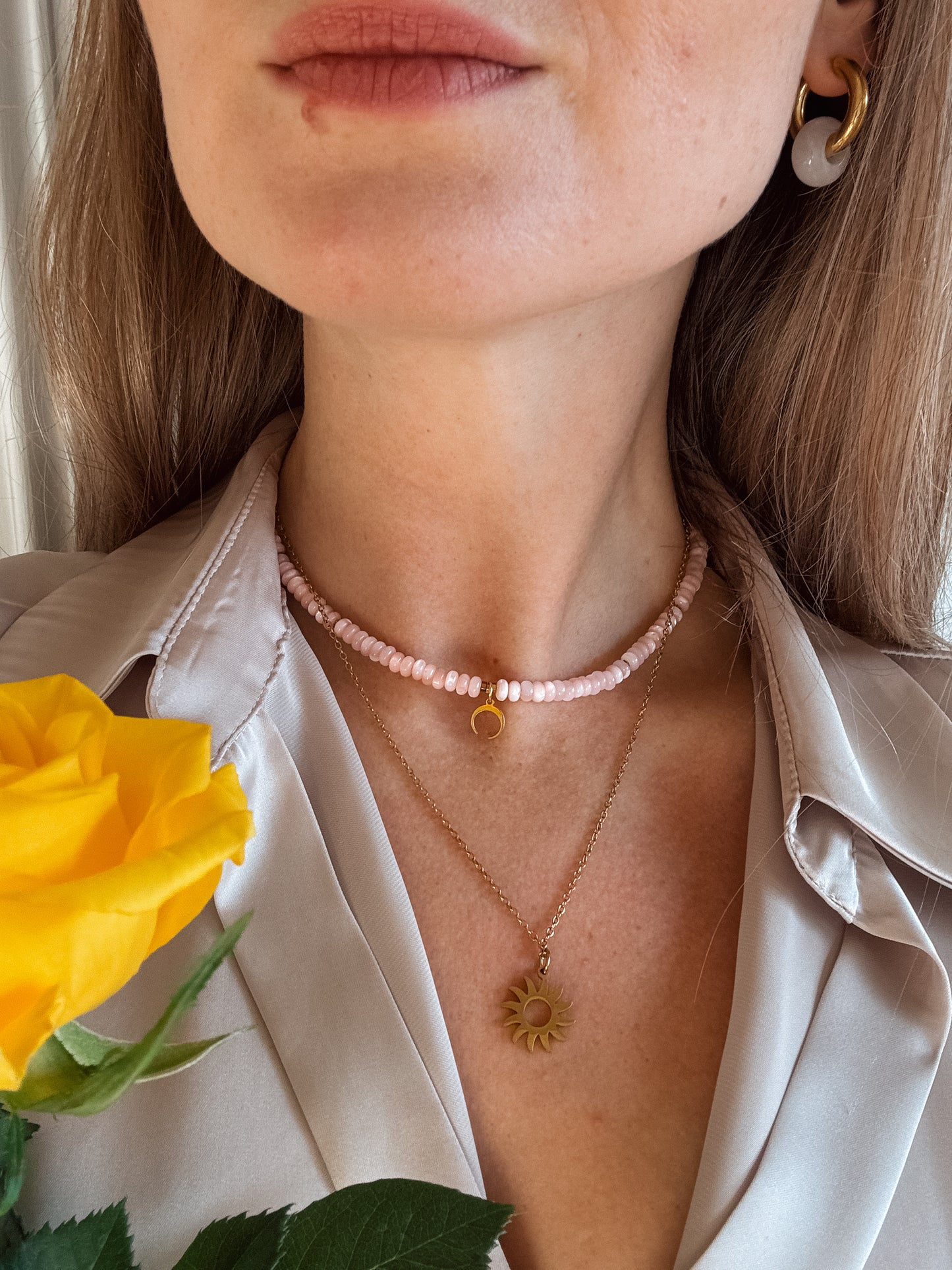 Pink Shell Necklace