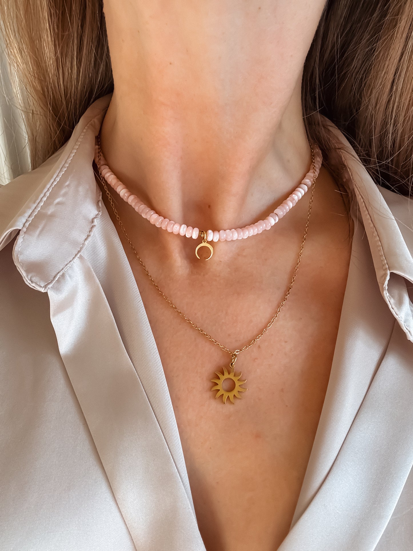 Pink Shell Necklace